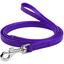 Поводок для собак Waudog Glamour, кожаный, 122х0,9 см, фиолетовый - миниатюра 1