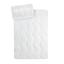 Набор в кроватку Papaella Comfort: одеяло 135x100 см + подушка 60х40 см (8-29611 білий) - миниатюра 1