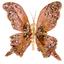 Елочное украшение Lefard Бабочка, 7х9 см, персиковый (66-143) - миниатюра 1
