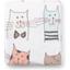 Плед Ardesto Flannel, 200х160 см, большие коты (ART0113PB) - миниатюра 3