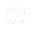 Ящик для зберігання МВМ My Home 28x28х28 см світло-сірий (TH-08LIGHTGRAY) - мініатюра 3