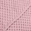 Рушник Ceba Baby Waffle Line Silver Pink, 100х100 см, рожевий (8971276) - мініатюра 2