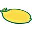 Доска разделочная Irak Plastik Лимон, 34,5x24,5 см, желтая (DC710) - миниатюра 1