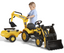 Дитячий трактор Falk Komatsu 2076N на педалях, жовтий (2076N) - мініатюра 3