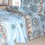 Комплект постельного белья Ярослав Бязь набивная az 9 двоспальний голубой (48095) - миниатюра 1