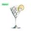 Коктейль Martini & Tonic (набір інгредієнтів) х13 на основі Martini Bianco - мініатюра 3
