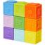 Силіконові кубики Bright Starts Stack&Squeeze Blocks, 9 шт.(12616) - мініатюра 1