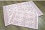 Набір килимків Irya Marlina pudra, 90х60 см та 60х40 см, сітло-рожевий (svt-2000022238229) - мініатюра 3