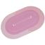 Коврик суперпоглащающий в ванную Stenson 80x50 см овальный розовый (26285) - миниатюра 1
