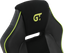 Геймерское кресло GT Racer черное с зеленым (X-2760 Black/Green) - миниатюра 6