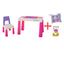 Комплект Poppet Столик Color Pink 5 в 1 + Стілець + Подушка на стілець + Набір фломастерів (PP-002P-G) - мініатюра 2