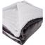 Одеяло Soho Plush hugs Graphite флисовое, 200х150 см, серое с белым (1221К) - миниатюра 2
