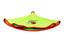 Рушник махровий Izzihome Томат, з вишивкою, 420 г/м2, 60 см, 1 шт., салатовий (600240) - мініатюра 1