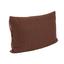 Чохол на подушку Руно Cappuccino на блискавці, стьобаний мікрофайбер+велюр, 50х70 см, коричневий (382.55_Cappuccino) - мініатюра 2