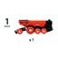 Могучий красный локомотив для железной дороги Brio на батарейках (33592) - миниатюра 4