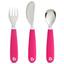 Набор Munchkin Splash: ложка, вилка и нож, розовый (012110.01) - миниатюра 1