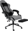 Геймерское кресло GT Racer серое с черным (X-2324 Fabric Gray/Black Suede) - миниатюра 6