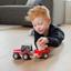 Іграшковий трактор New Classic Toys з причепом та двома стогами сіна, червоний (11943) - мініатюра 3