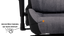 Геймерське крісло GT Racer чорне зі світло-сірим (X-8009 Fabric Light Gray/Black) - мініатюра 9