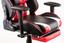 Геймерське крісло Special4you ExtremeRace з підставкою для ніг чорне з червоним (E4947) - мініатюра 13
