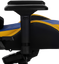 Геймерське крісло GT Racer синє з жовтим (X-0724 Blue/Yellow) - мініатюра 9