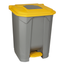 Бак для мусора Planet с педалью, 50 л, серо-желтый (UP208*) - миниатюра 1