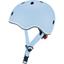 Шлем защитный детский Globber Go Up Lights с фонариком 45-51 см голубой (506-200) - миниатюра 1
