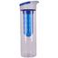 Пляшка для води Bergamo Clear, 800 мл, сіра з синім (20223wb-03) - мініатюра 1