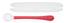 Силиконовая ложка Nuby Easy Grip, с длинной ручкой, в контейнере, розовый (5556pnk) - миниатюра 1