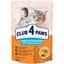Влажный корм Club 4 Paws Premium для взрослых кошек с чувствительным пищеварением, с курицей в соусе, 80 г - миниатюра 1