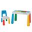 Комплект Poppet Столик Color Blue 5 в 1 + Стілець + Подушка на стілець + Набір фломастерів (PP-002B-G) - мініатюра 4