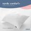 Подушка Ideia Nordic Comfort plus, зі стьобаним чохлом на блискавці, 60х40 см, білий (8000034693) - мініатюра 7