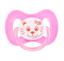 Пустушка силіконова Baby Team, класична, 0-6 міс., рожевий (3007_розовый) - мініатюра 1