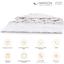 Одеяло антиаллергенное MirSon Luxury Exclusive EcoSilk №1317, зимнее, 110x140 см, белое (237054433) - миниатюра 5
