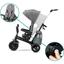 Трехколесный велосипед Kinderkraft Easytwist Platinum Grey серый (00-00176375) - миниатюра 8