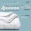 Одеяло Ideia 4 Seasons зима-лето, 210х175 см, белый (8-09562) - миниатюра 6