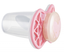 Силіконова ортодонтична пустушка Nuvita Air55 Cool Серце, світиться в темряві, 0+ міс., рожевий (NV7064GCR) - мініатюра 2