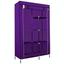 Шкаф тканевый Stenson раскладной 105х45х175 см purple (26019) - миниатюра 1