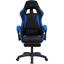 Геймерское кресло GT Racer черное с синим (X-2324 Fabric Black/Blue) - миниатюра 1