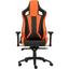 Геймерское кресло GT Racer черное с оранжевым (X-0715 Black/Orange) - миниатюра 1