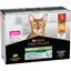 Вологий корм для дорослих стерилізованих котів Purina Pro Plan Sterilised шматочки у соусі з яловичиною та куркою 850 г (10 шт. х 85 г) - мініатюра 2