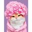 Картина по номерам Santi Гламурная кошка, 30х40 см (954475) - миниатюра 1
