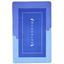 Коврик суперпоглащающий в ванную Stenson 80x50 см прямоугольный фиолетово-синий (26278) - миниатюра 3