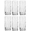 Набір високих склянок Krosno Romance, скло, 380 мл, 6 шт. (790084) - мініатюра 1