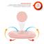 Подушка для немовлят ортопедична Papaella Ведмедик, діаметр 8 см, пудровий (8-32377) - мініатюра 3