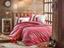 Комплект постельного белья Hobby Clarinda, поплин, полуторный, 220x160 см, красный (8698499140813) - миниатюра 1