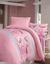 Комплект постільної білизни Storway Romantic V1, ранфорс, євро (220х200), рожевий (2000008480703) - мініатюра 1