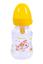 Пляшечка для годування Baby Team, з латексною соскою, 125 мл, жовтий (1300_желтый) - мініатюра 1