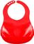 Слюнявчик-нагрудник Lindo с карманом на застежке, красный (Ф 932) - миниатюра 1