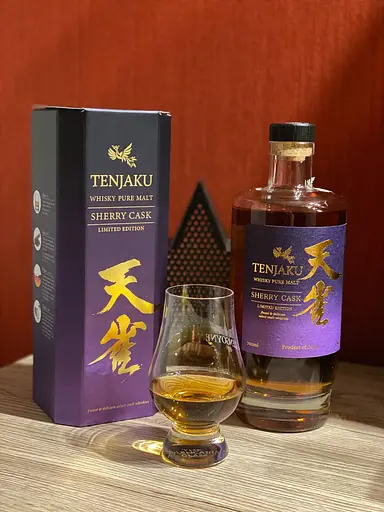 Виски Tenjaku Pure Malt Sherry Cask Japanese Whiskey 43% 0.7 л